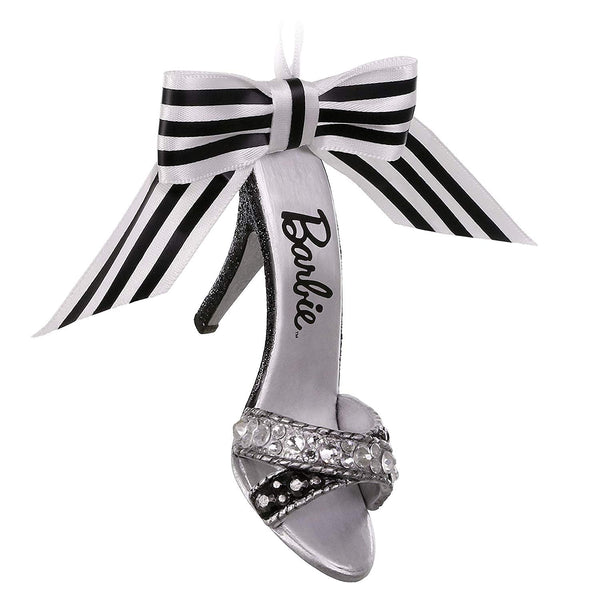 Hallmark Keepsake Christmas Ornament 2019 Year Dated Barbie 60th Anniversary Special Edition,Shoe-Sational! Metal,