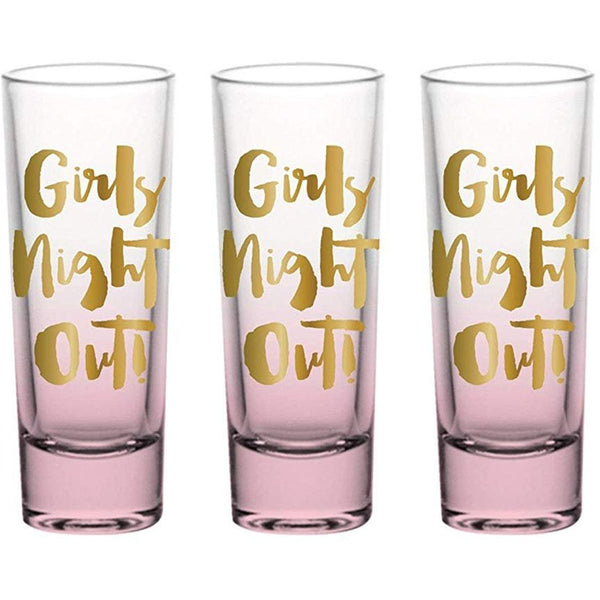 Slant Collections Girls Night Out Shot Glass Set of 3