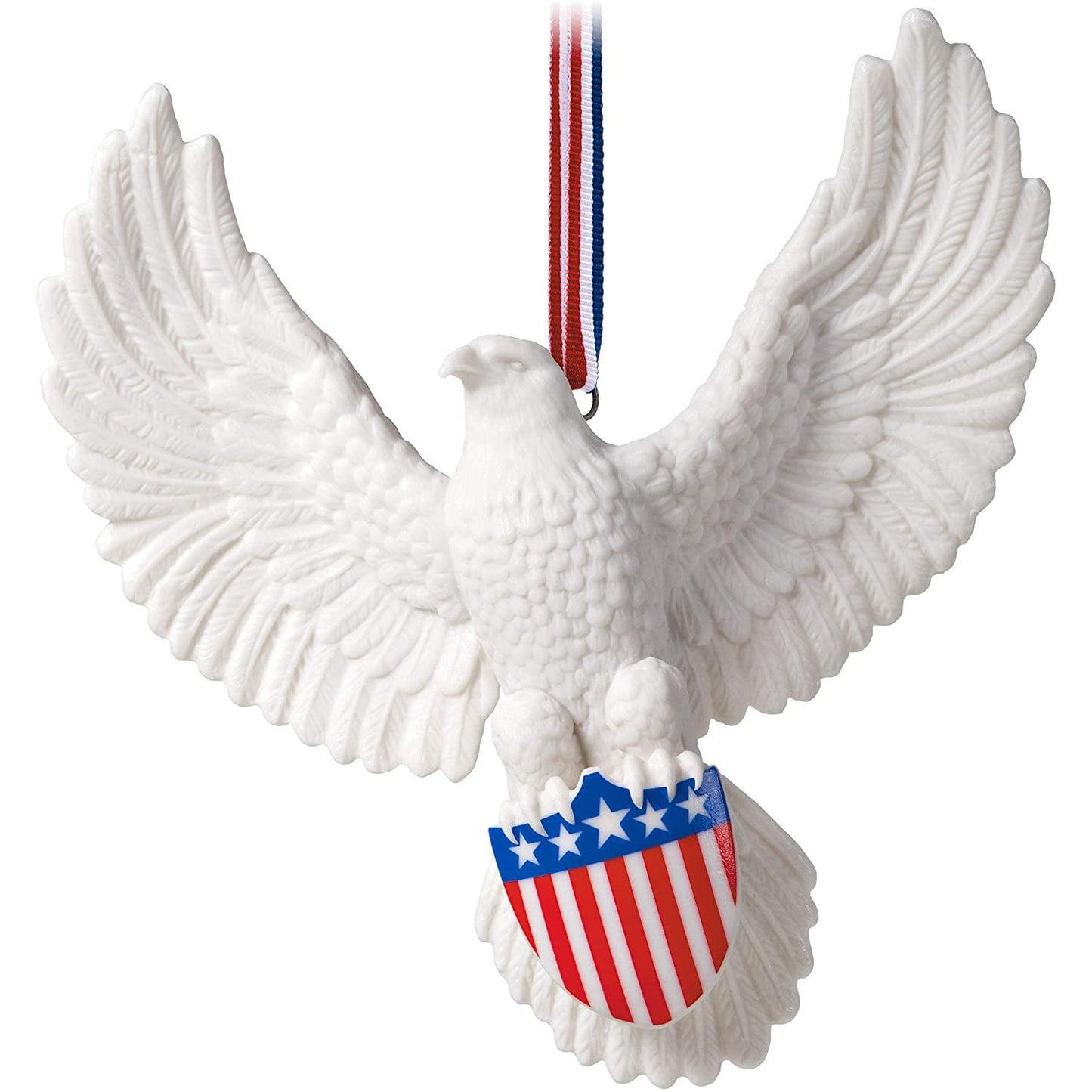 Hallmark Keepsake Ornament 2020 Brave and Free American Pride Metal Bald Eagle