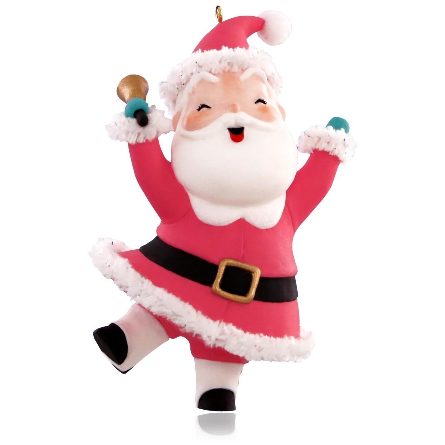 Hallmark Ringing in Christmas Santa Ornament 2015