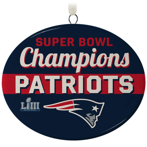 HMK New England Patriots Super Bowl LIII Commemorative Ornament