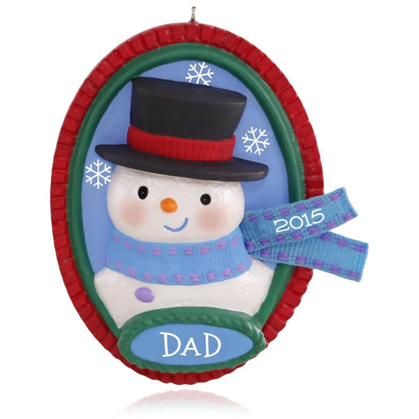 Gotta Love Dad! Snowman Ornament 2015 Hallmark