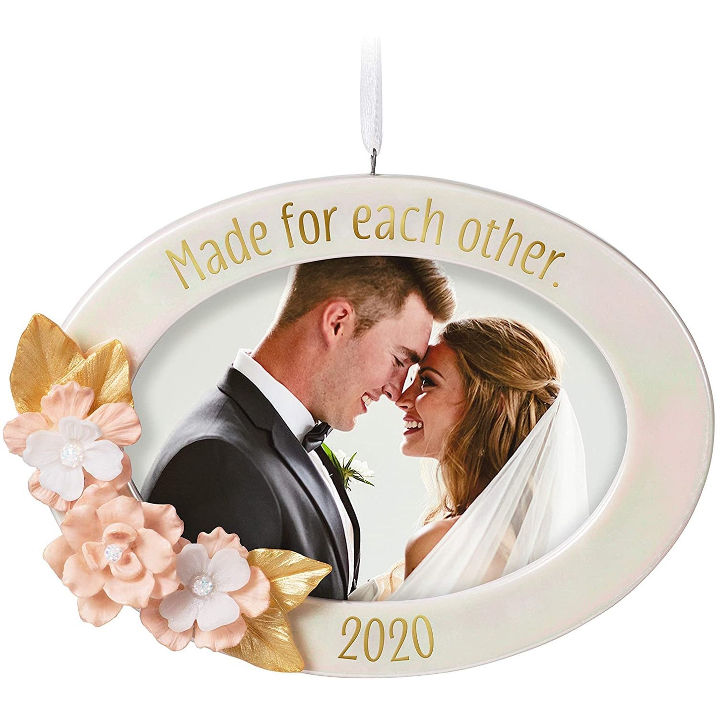 Hallmark Keepsake Ornament 2020 Year Dated Made for Eachother Wedding Photo Frame