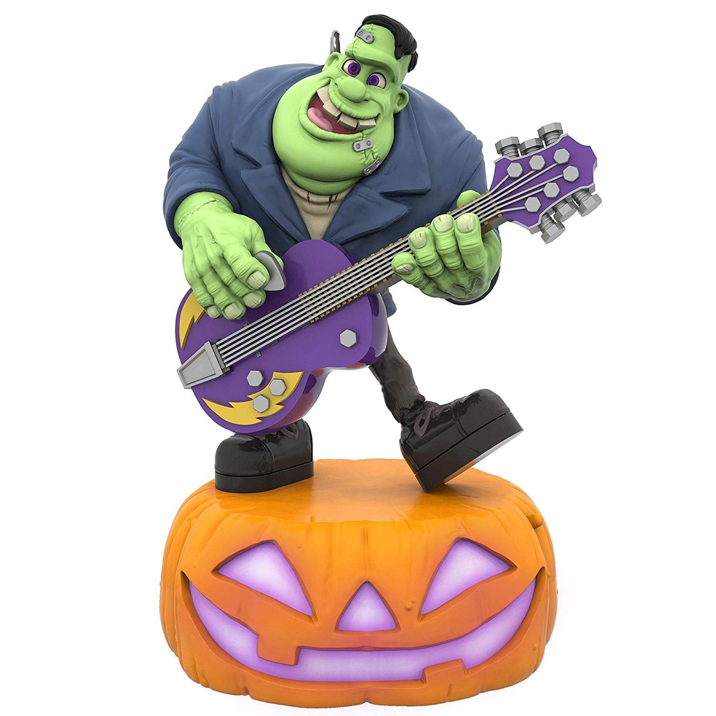 Hallmark Keepsake Halloween Ornament 2019 Monster Mash Collection Frank on Guitar,