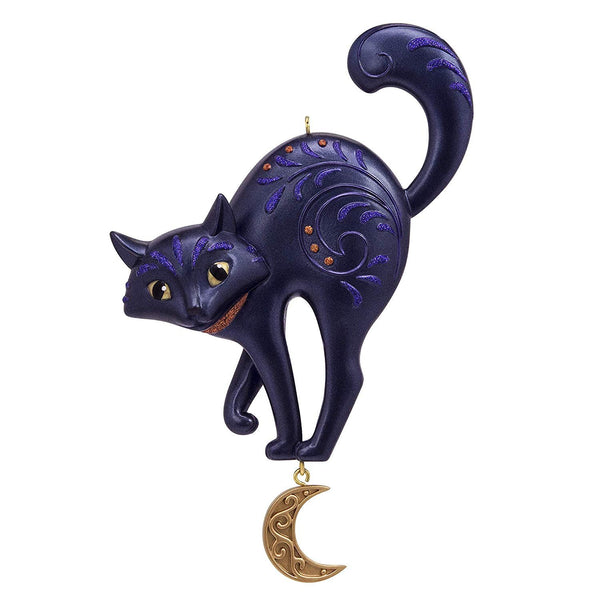 Hallmark Keepsake Halloween Ornament 2019 Bewitching Black Cat,