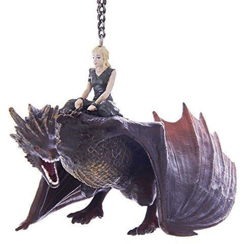 Kurt S. Adler 5" Game of Thrones Daenerys with Dragon Ornament