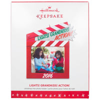Hallmark 2016 Grandkids Clapboard Photo Holder Ornament