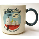 Hallmark "Relaxation Is an Art" Peanuts Movie Mug