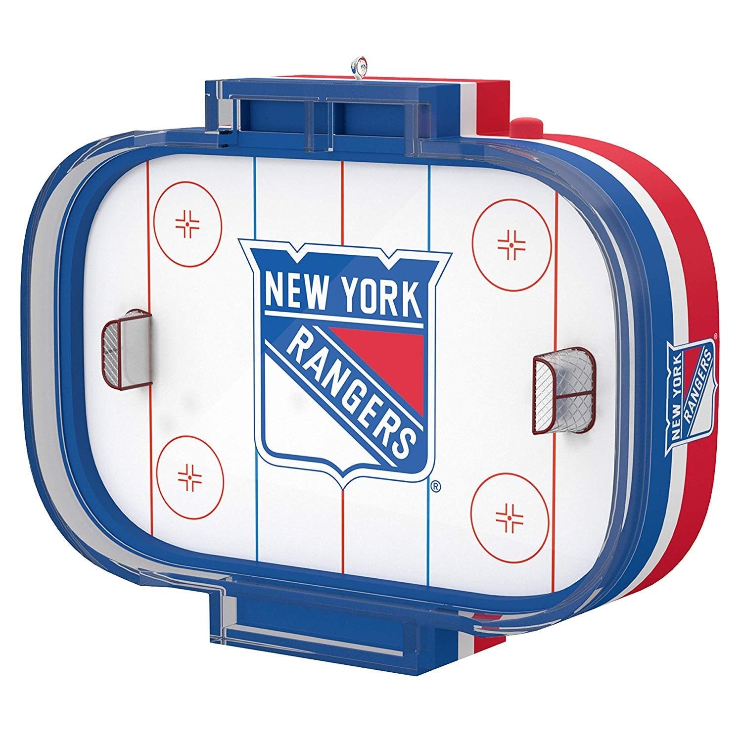 NHL New York Rangers Hockey Rink with Sound, 2019 Keepsake Ornament