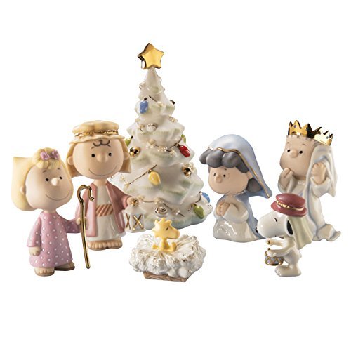 Peanuts 7 - Piece Christmas Pageant Figurines