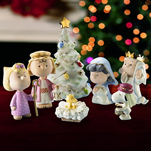 Peanuts 7 - Piece Christmas Pageant Figurines