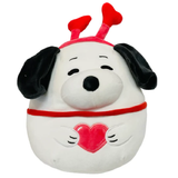 Squishmallows Peanuts Valentines Snoopy with Heart 8"