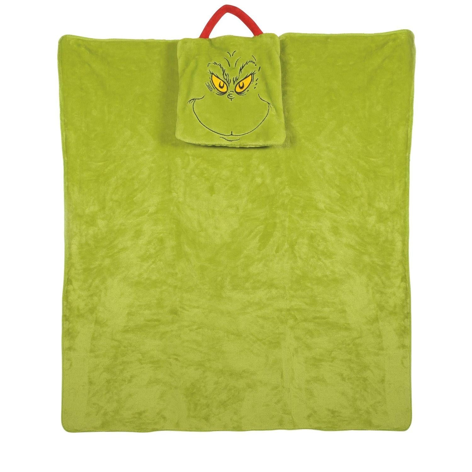 Snowpinions Grinch Travel Blanket, 36" x 40"