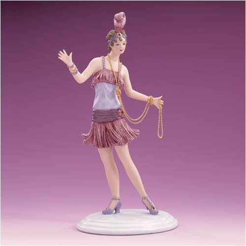 Swinging Sensation 1920s Flapper Figurine