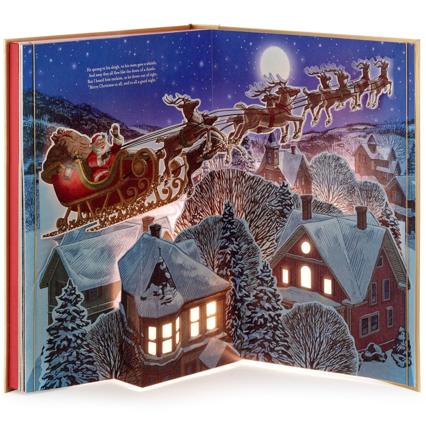 The Night Before Christmas Pop - Up Book With Light and Sound