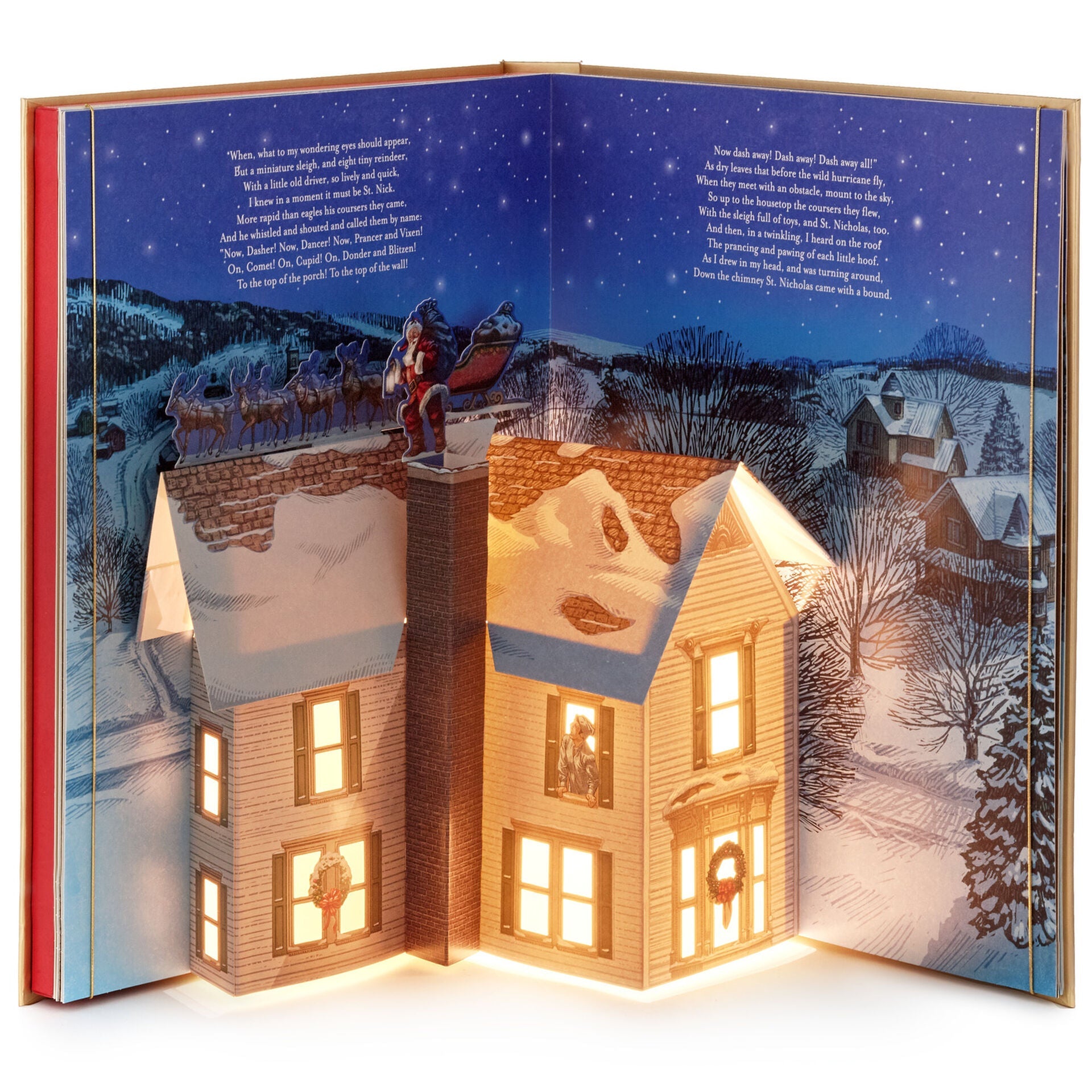 The Night Before Christmas Pop - Up Book With Light and Sound