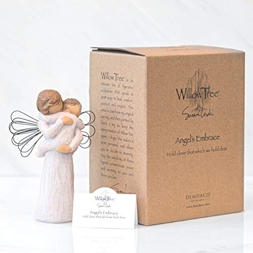 Willow Tree Angel's Embrace, Sculpted Hand - Painted Figure