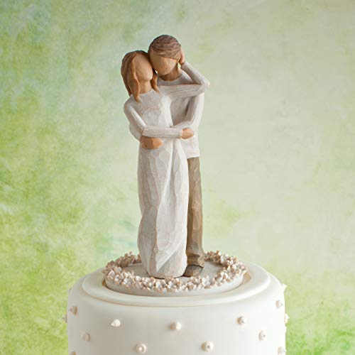 Willow Tree Together, sculpted hand - painted cake topper