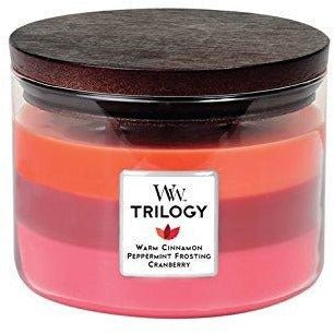 Woodwick 18oz Trilogy Candle - Holiday Spirit